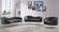 Ritz Grey Velvet Sofa by Meridian Furniture