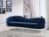 Ritz Navy Blue Velvet Sofa by Meridian Furniture