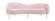 Ritz Pink Velvet Sofa by Meridian Furniture