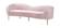Ritz Pink Velvet Sofa by Meridian Furniture