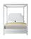 Rowan White Velvet Bed by Meridian Furniture