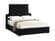 Sedona Black Velvet Bed by Meridian Furniture