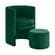 Selena Green Velvet Accent Chair w/Ottoman by Meridian Furniture