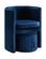 Selena Navy Blue Velvet Accent Chair w/Ottoman by Meridian Furniture