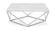 Skyler Chrome Stainless Steel Coffee Table by Meridian Furniture