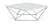 Skyler Chrome Stainless Steel Coffee Table by Meridian Furniture