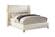 Soho White Bonded Leather Bed by Meridian Furniture