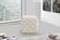 Stella Cream Velvet Ottoman Stool by Meridian Furniture