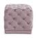 Stella Pink Velvet Ottoman Stool by Meridian Furniture
