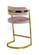 Stephanie Pink Velvet Counter Stool (Set of 2) by Meridian Furniture