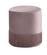 Teddy Pink Velvet Ottoman Stool by Meridian Furniture
