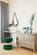 Vino Green Velvet Ottoman Stool by Meridian Furniture