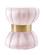 Vino Pink Velvet Ottoman Stool by Meridian Furniture