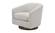 Oscy Splashed White Swivel Chair by Moe's Home Collection