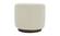 Oscy Vegan Shearling White Swivel Chair by Moe's Home Collection