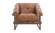 Bellos Open Road Brown Leather Accent Chair by Moe's Home Collection