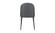 Burton Black Fade Vegan Leather Dining Chair (Set of 2) by Moe's Home Collection