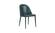 Burton Dark Teal Vegan Leather Dining Chair (Set of 2) by Moe's Home Collection