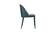 Burton Dark Teal Vegan Leather Dining Chair (Set of 2) by Moe's Home Collection