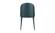 Burton Dark Teal Vegan Leather Dining Chair (Set of 2) by Moe's Home Collection