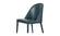 Burton Dark Teal Vegan Leather Dining Chair (Set of 2) by Moe's Home Collection