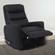Hercules Black Manual Swivel Glider Recliner by Parker House Furniture
