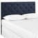 Theodore Full Upholstered Fabric Headboard Navy by Modern Living