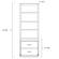 Pier w/2 File Drawers & Pull-Out by Murphy Wallbed Designs