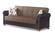 Bergen Brown Fabric Sofa Bed by Empire Furniture USA