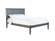 Madison Atlantic Gray Platform Bed by Atlantic Furniture