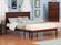 Madison Antique Walnut Platform Bed by Atlantic Furniture