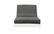 Medley Charcoal Linen Texture Futon Cover by Prestige