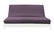 Medley Plum Linen Texture Futon Cover by Prestige
