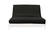 Medley Black Linen Texture Futon Cover by Prestige