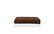 Medley Chestnut Linen Texture Futon Cover by Prestige