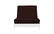 Ibiza Java Suede Texture Futon Cover by Prestige