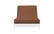 Ibiza Sienna Suede Texture Futon Cover by Prestige