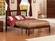 Mission Antique Walnut Platform Bed by Atlantic Furniture