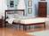 Mission Antique Walnut Platform Bed by Atlantic Furniture