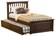 Mission Espresso Platform Bed by Atlantic Furniture