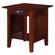 Nantucket End Table Antique Walnut w/Charger by Atlantic Furniture