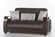 Natural Prestige Brown Loveseat by Bellona