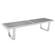 Inwood Mid-Century Silver Platform Bench - 5 Feet by LeisureMod