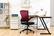 Newton Mesh Office Chair, Red by LeisureMod