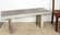 Natural Edge Agate Grey Bench by Strata