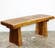Natural Edge Walnut Bench by Strata