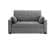 Nantucket Loveseat Full Size Sleeper Light Gray by Night & Day Furniture