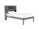 Newport Atlantic Gray Bookcase Platform Bed by Atlantic Furniture