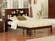 Newport Antique Walnut Bookcase Platform Bed by Atlantic Furniture