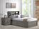 Newport Bookcase Bed Gray by Innovations